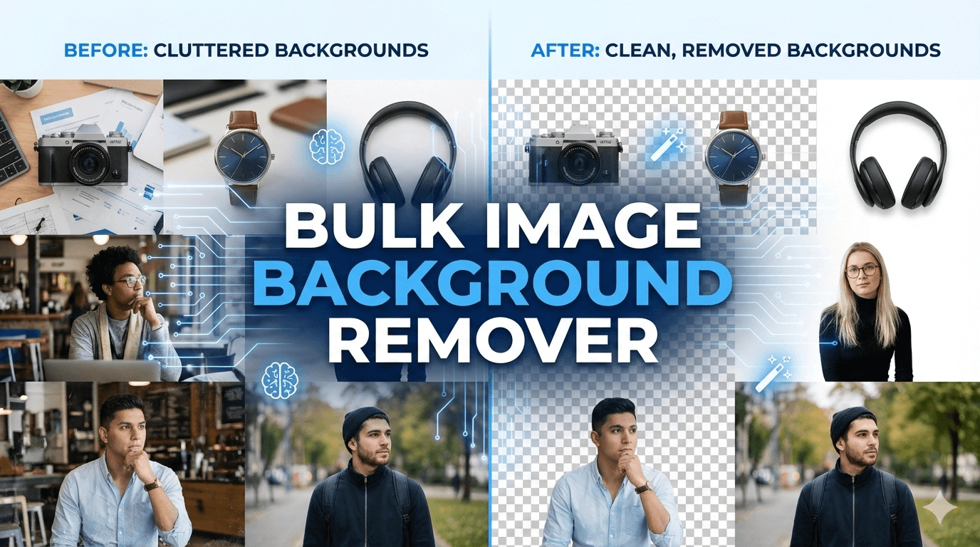 Bulk Image Background Remover: Save Time & Boost Productivity with Clear-Background.com